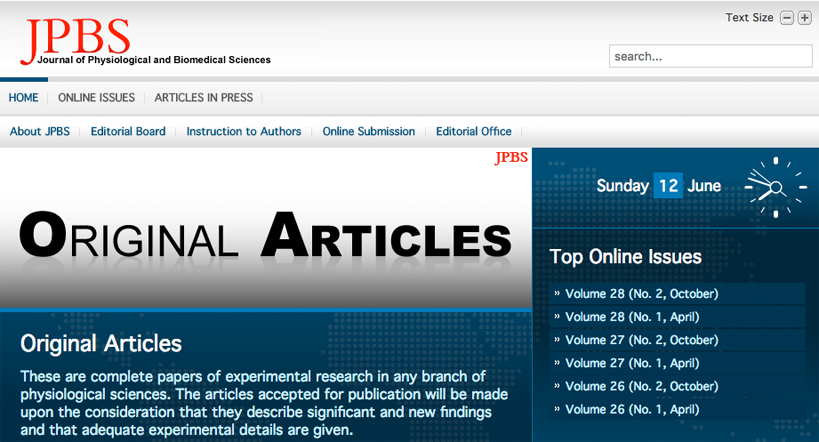 journal of physiology and biochemistry